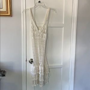 Nanette Lepore crossback crochet swim cover up